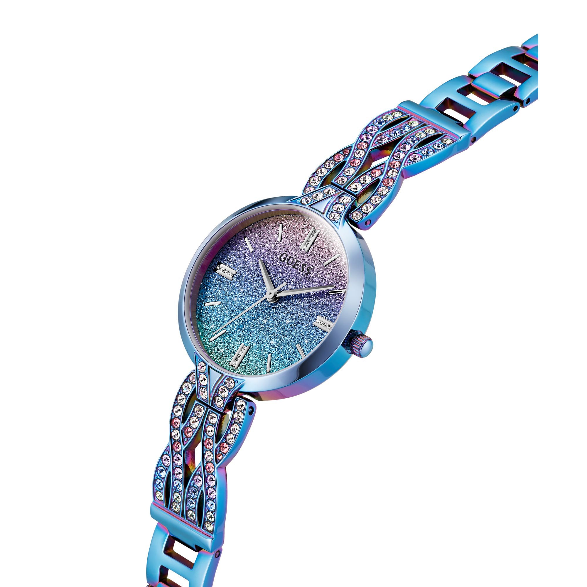 Guess Coral Multicolor Round Dial Quartz Analog Women Watch