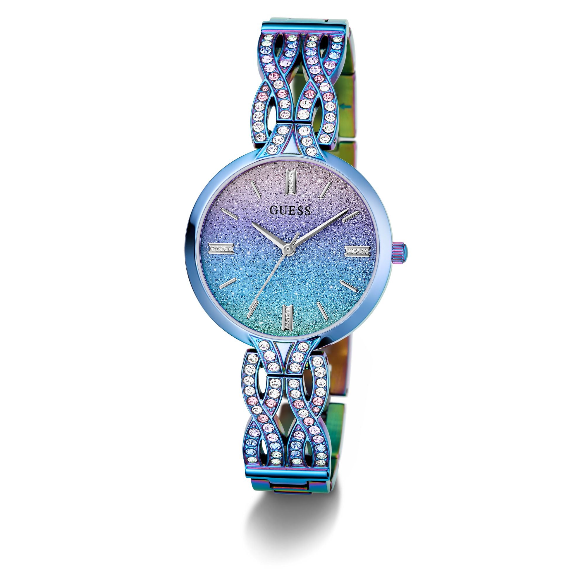 Guess Coral Multicolor Round Dial Quartz Analog Women Watch Watch Guess