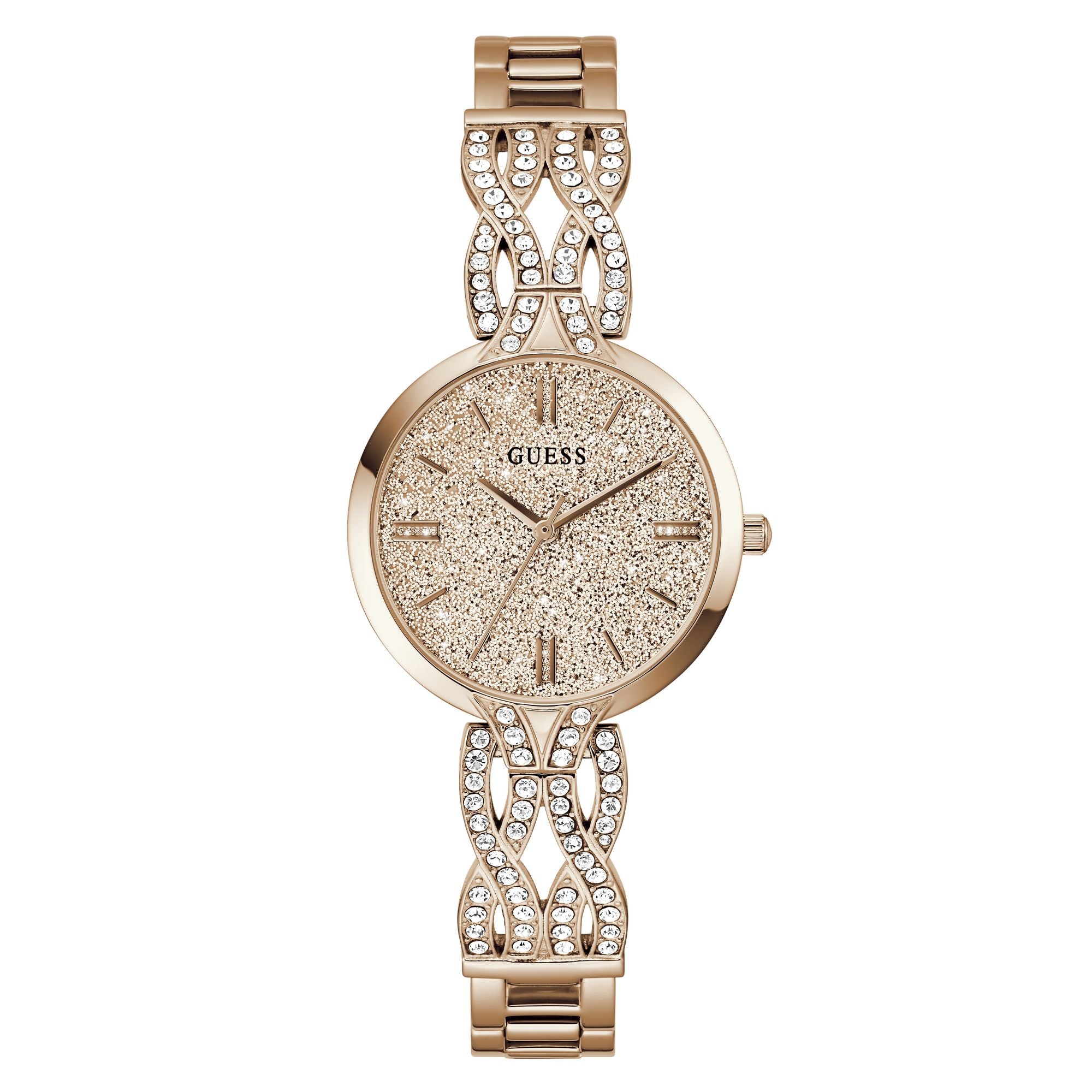 Guess Coral Rose Gold Round Dial Quartz Analog Women Watch