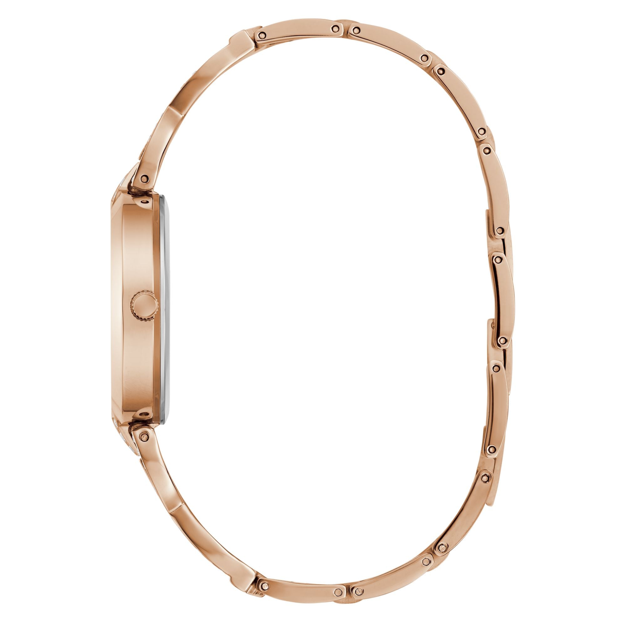 Guess Coral Rose Gold Round Dial Quartz Analog Women Watch Watch Guess