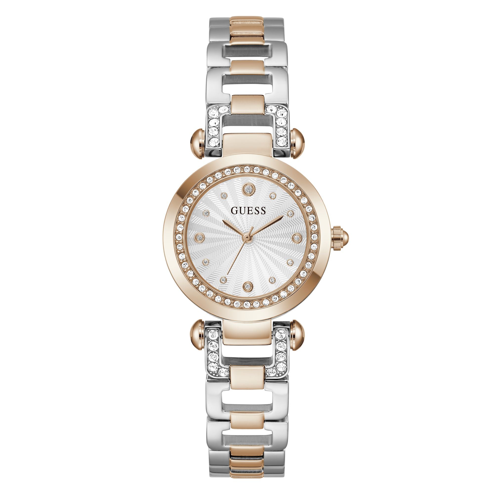 Guess Ginger Silver Round Dial Quartz Analog Women Watch