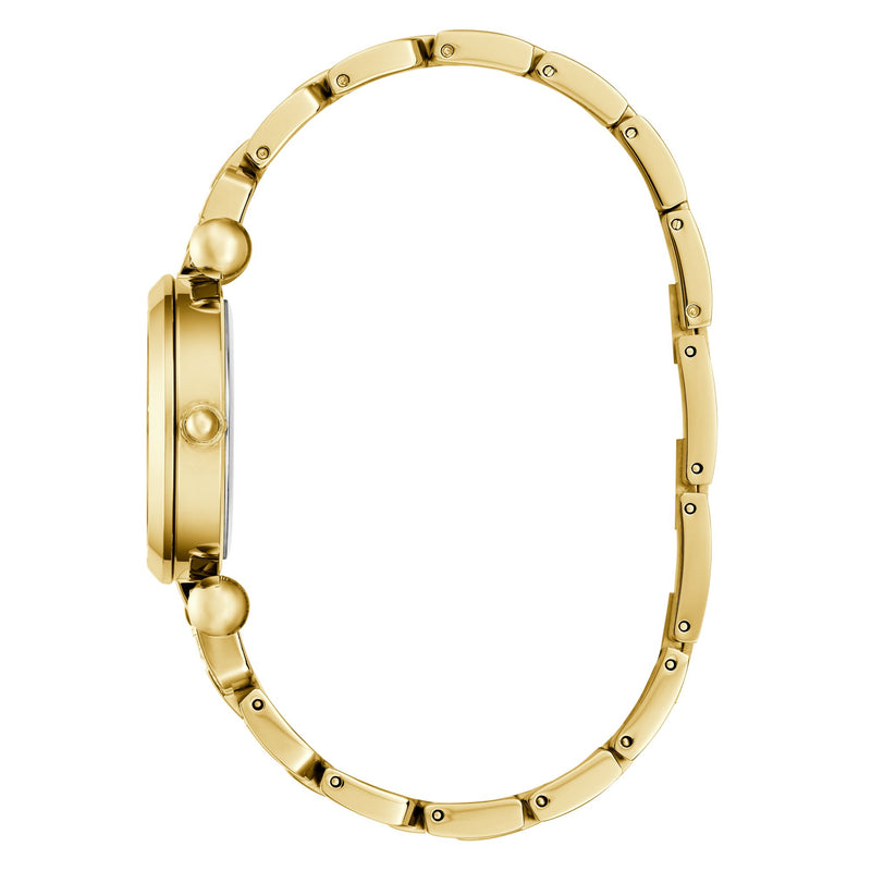 Guess Ginger Champagne Round Dial Quartz Analog Women Watch Watch Guess