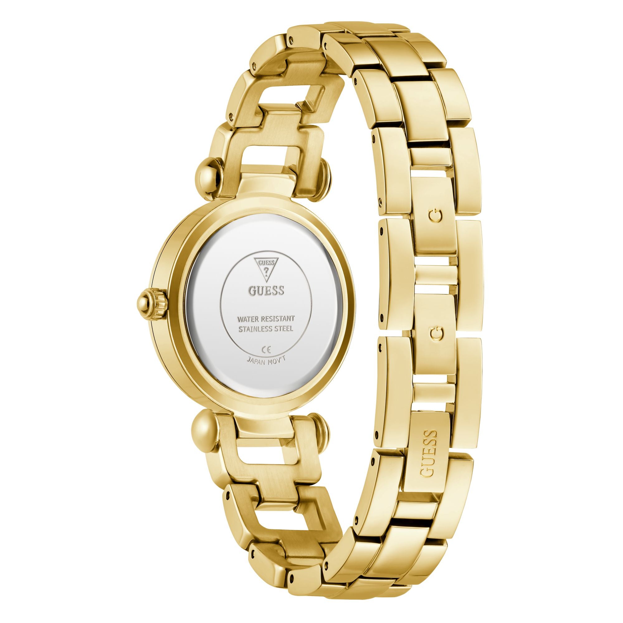 Guess Ginger Champagne Round Dial Quartz Analog Women Watch