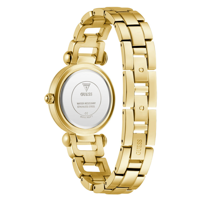 Guess Ginger Champagne Round Dial Quartz Analog Women Watch Watch Guess
