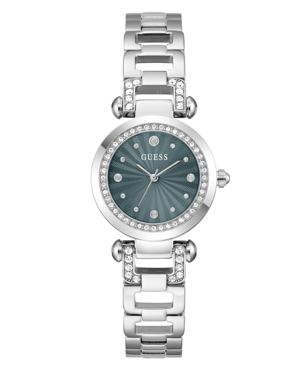 Guess Round 30mm Blue Dial Analog Women Watch - GW0869L5