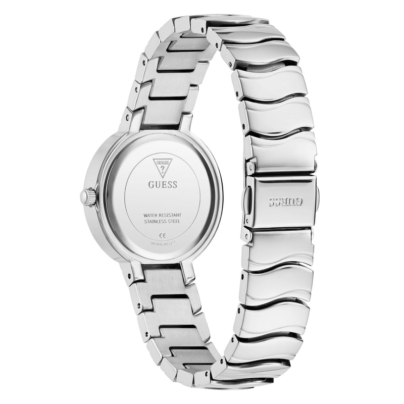 Guess Laguna Blue Round Dial Quartz Analog Women Watch Watch Guess