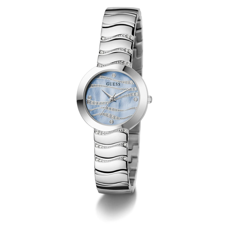 Guess Laguna Blue Round Dial Quartz Analog Women Watch Watch Guess