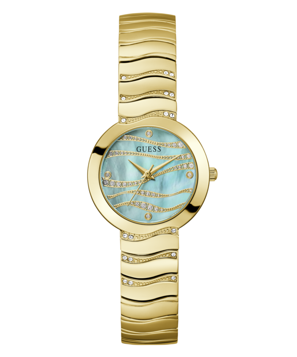 Guess Laguna Green Round Dial Quartz Analog Women Watch Watch Guess
