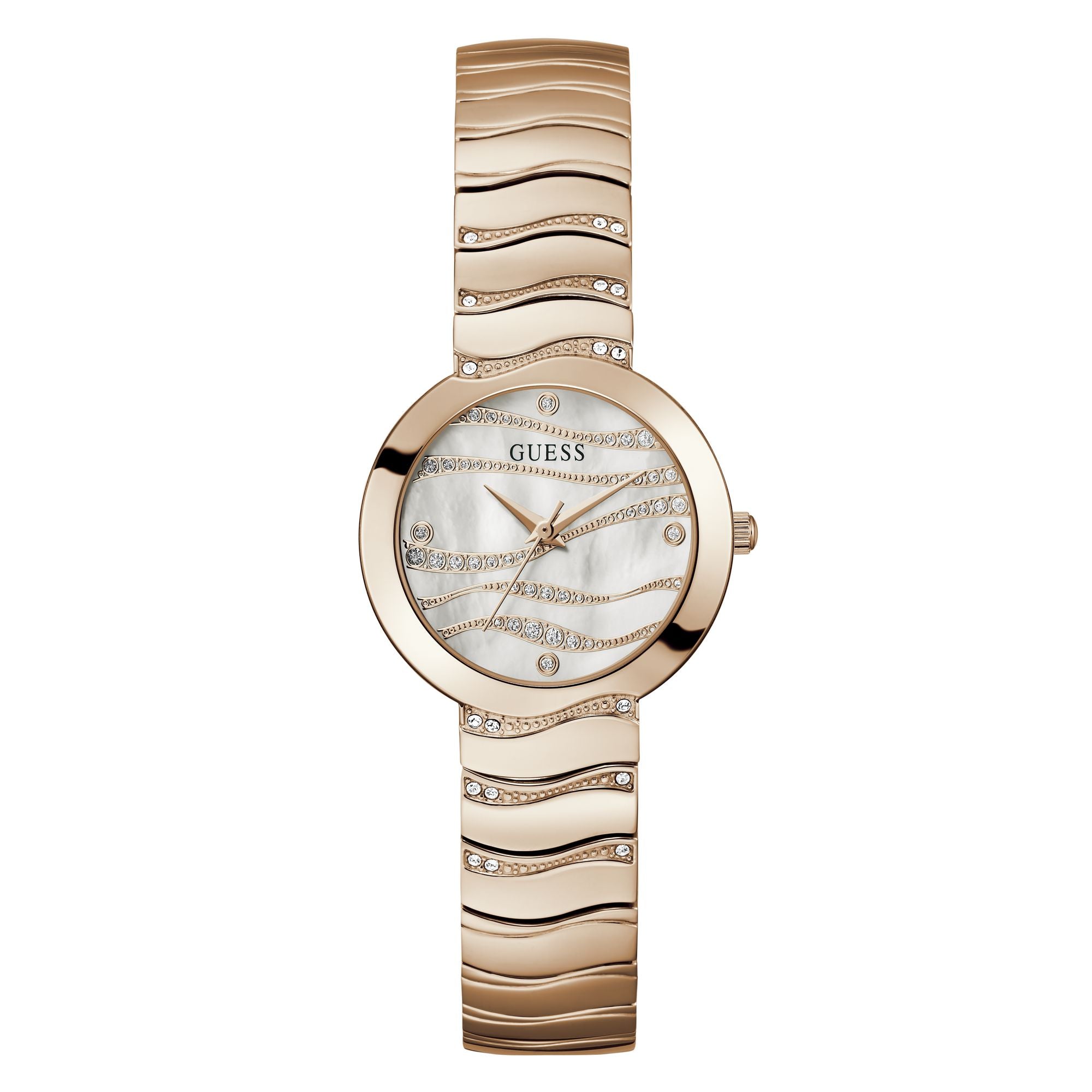 Guess Laguna White Round Dial Quartz Analog Women Watch Watch Guess