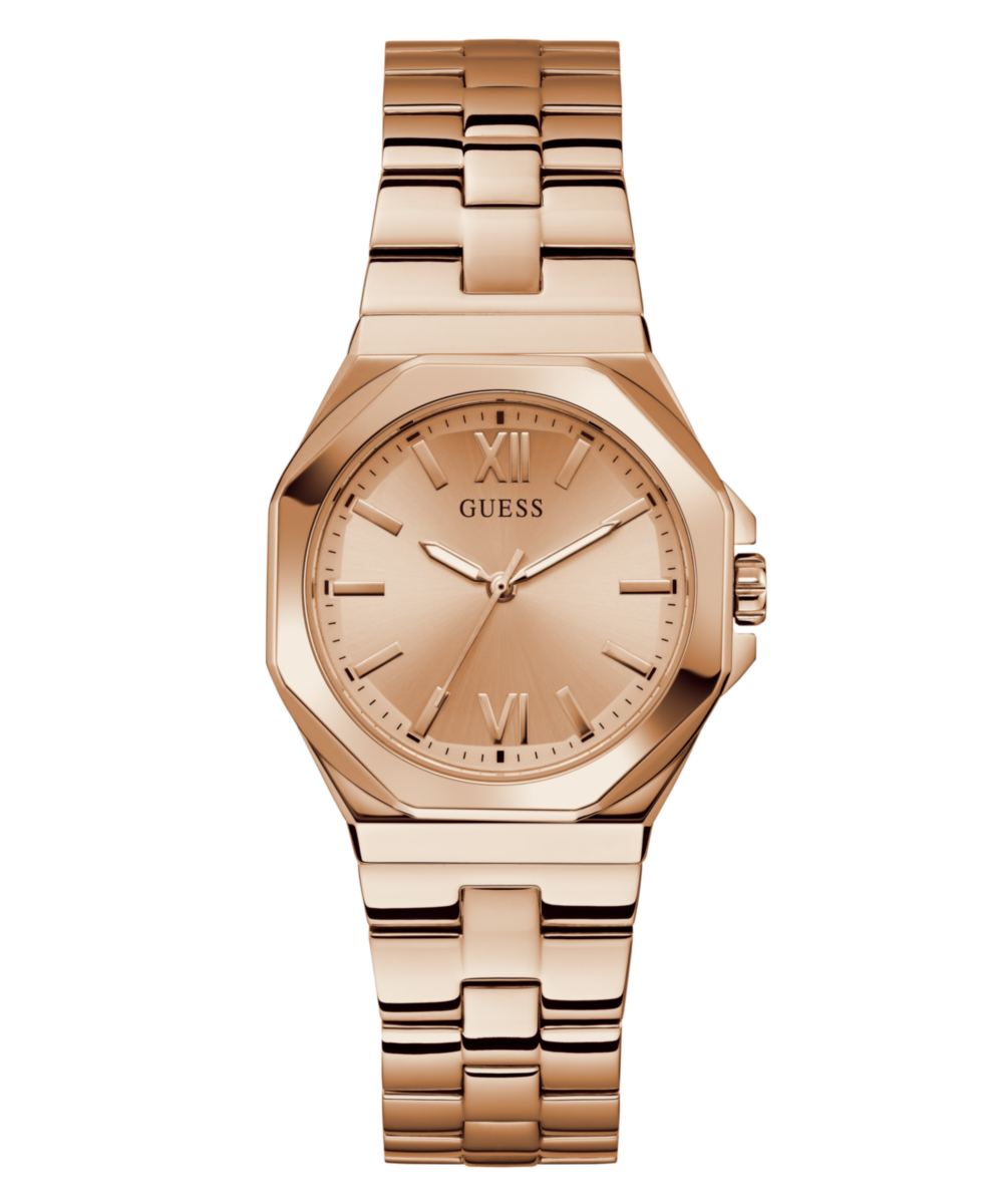 Guess Empress Rose Gold Round Dial Quartz Analog Women Watch Watch Guess
