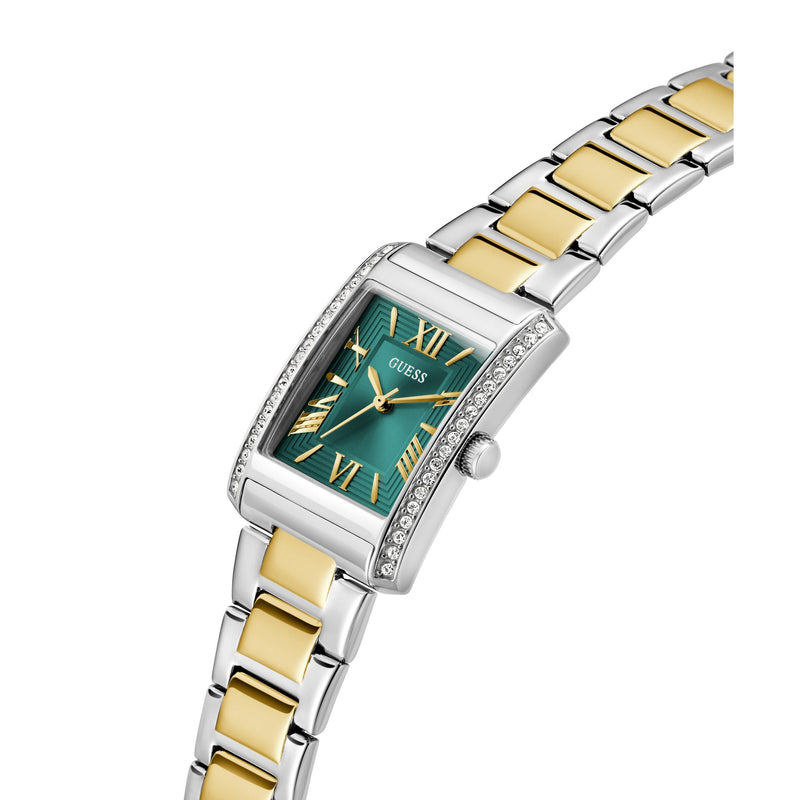 Guess Bonnie Green Rectangle Dial Quartz Analog Women Watch Watch Guess