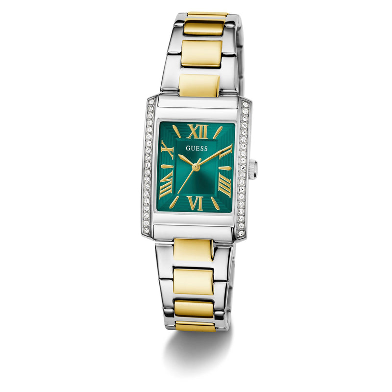 Guess Bonnie Green Rectangle Dial Quartz Analog Women Watch Watch Guess