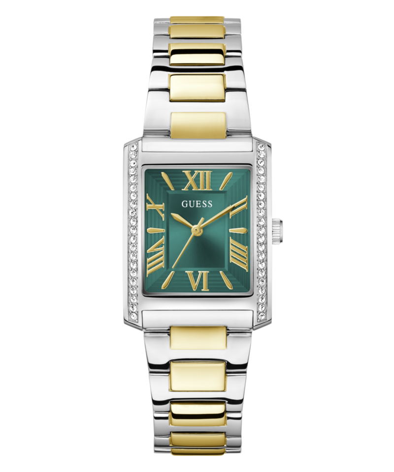 Guess Bonnie Green Rectangle Dial Quartz Analog Women Watch Watch Guess