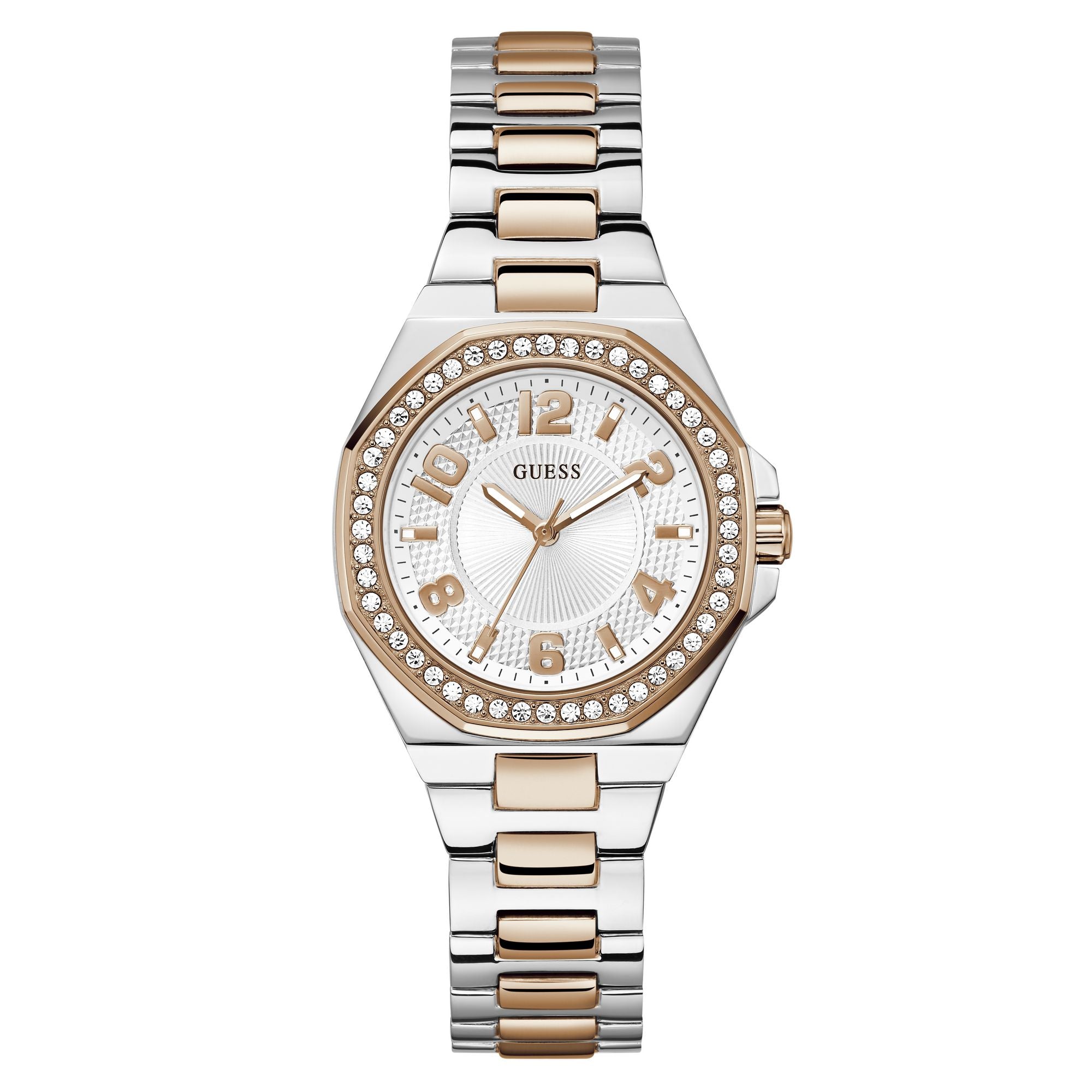 Guess Contessa White Round Dial Quartz Analog Women Watch