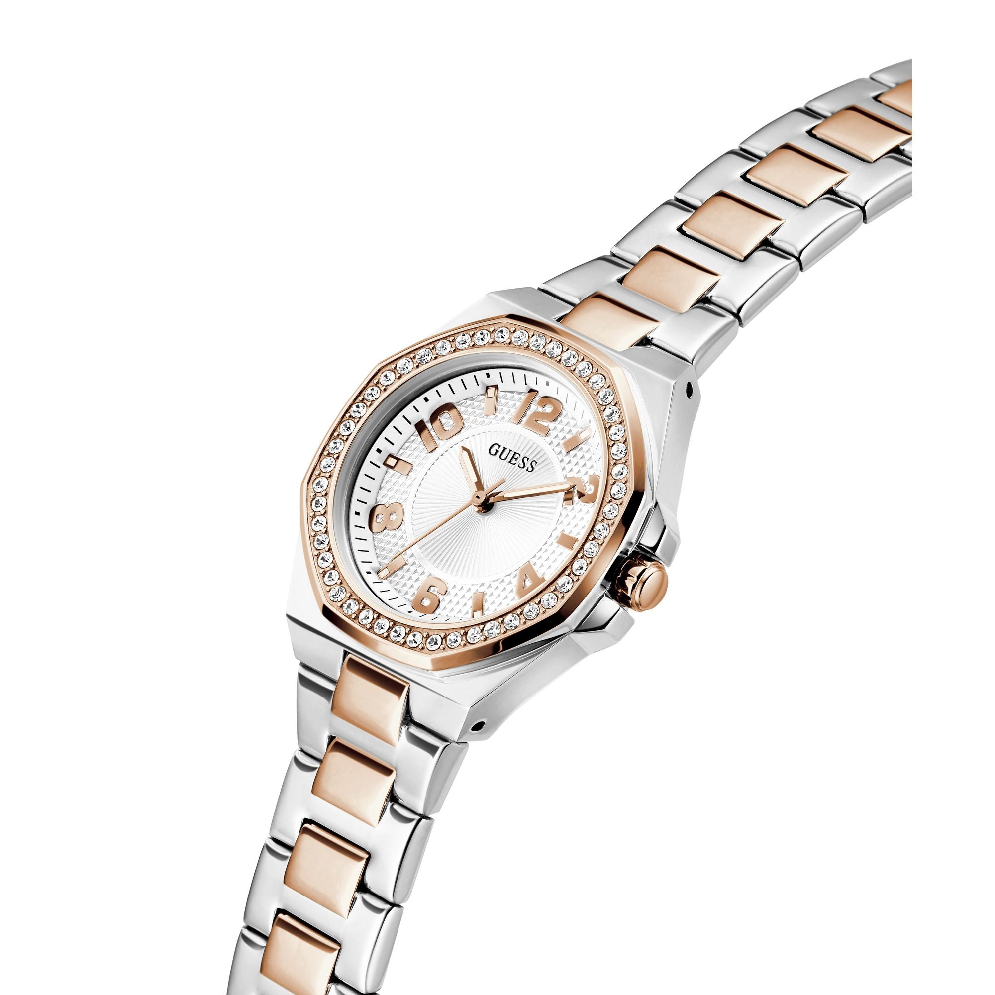 Guess Contessa White Round Dial Quartz Analog Women Watch
