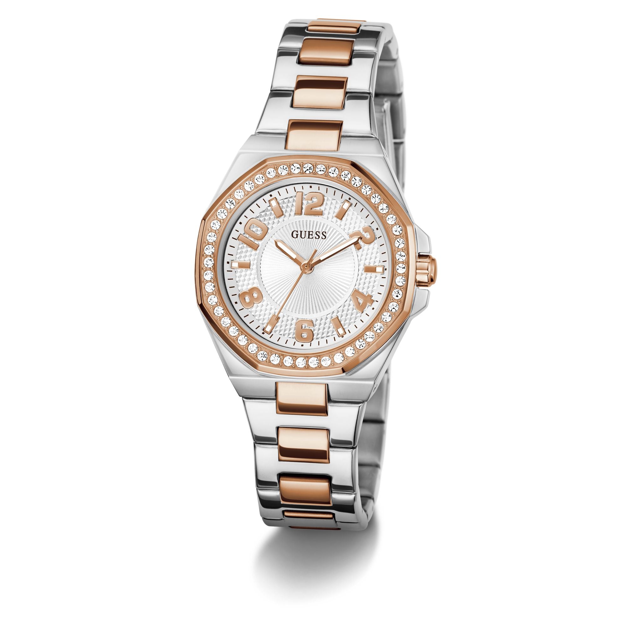 Guess Contessa White Round Dial Quartz Analog Women Watch