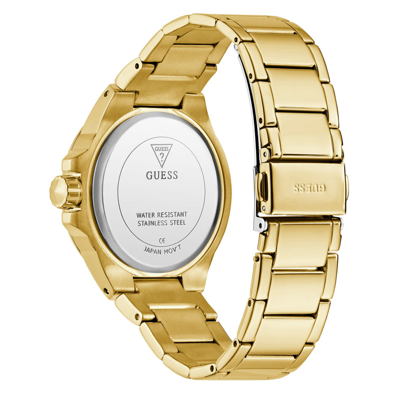 Guess Envy Champagne Round Dial Quartz Analog Women Watch Watch Guess