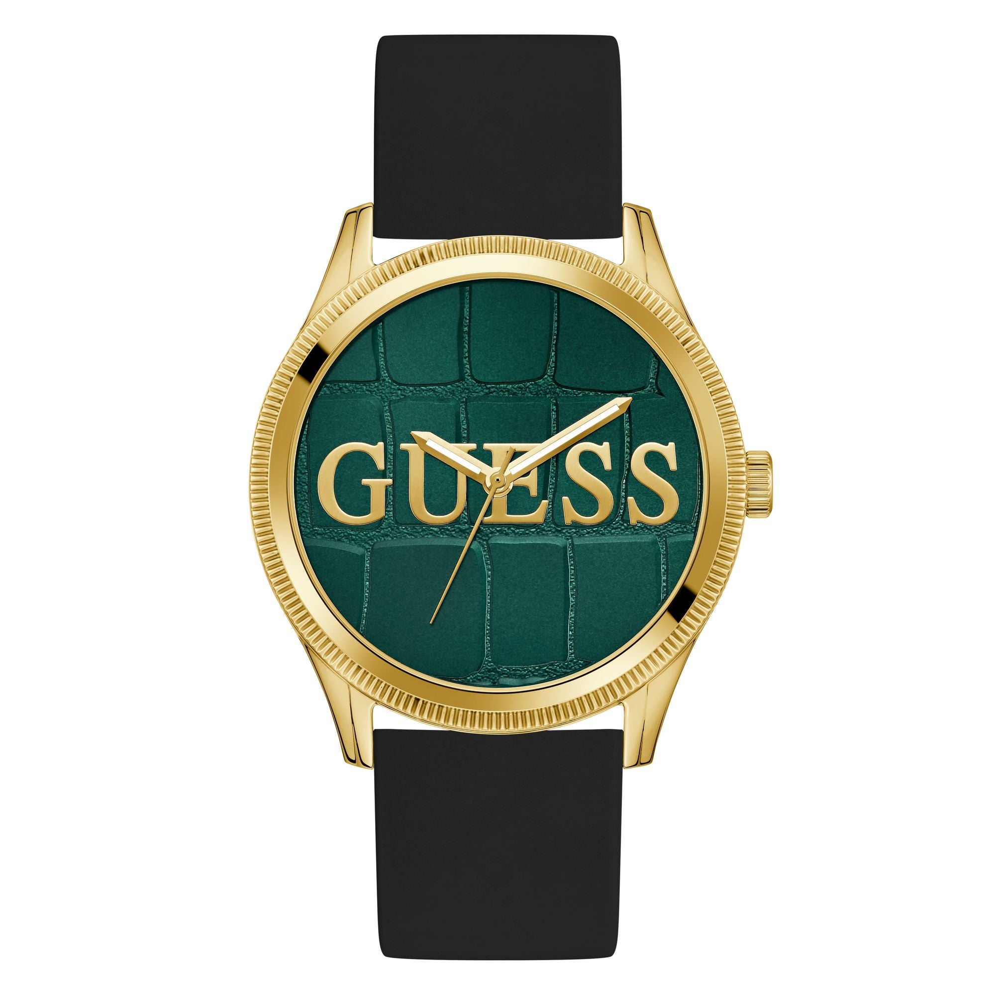 Guess Reputation Green Round Dial Quartz Analog Men Watch Watch Guess