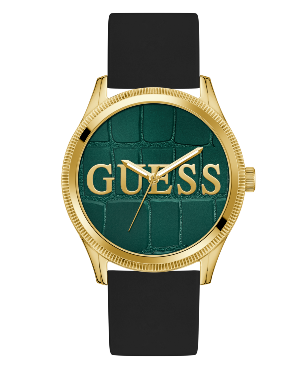 Guess Reputation Green Round Dial Quartz Analog Men Watch Watch Guess