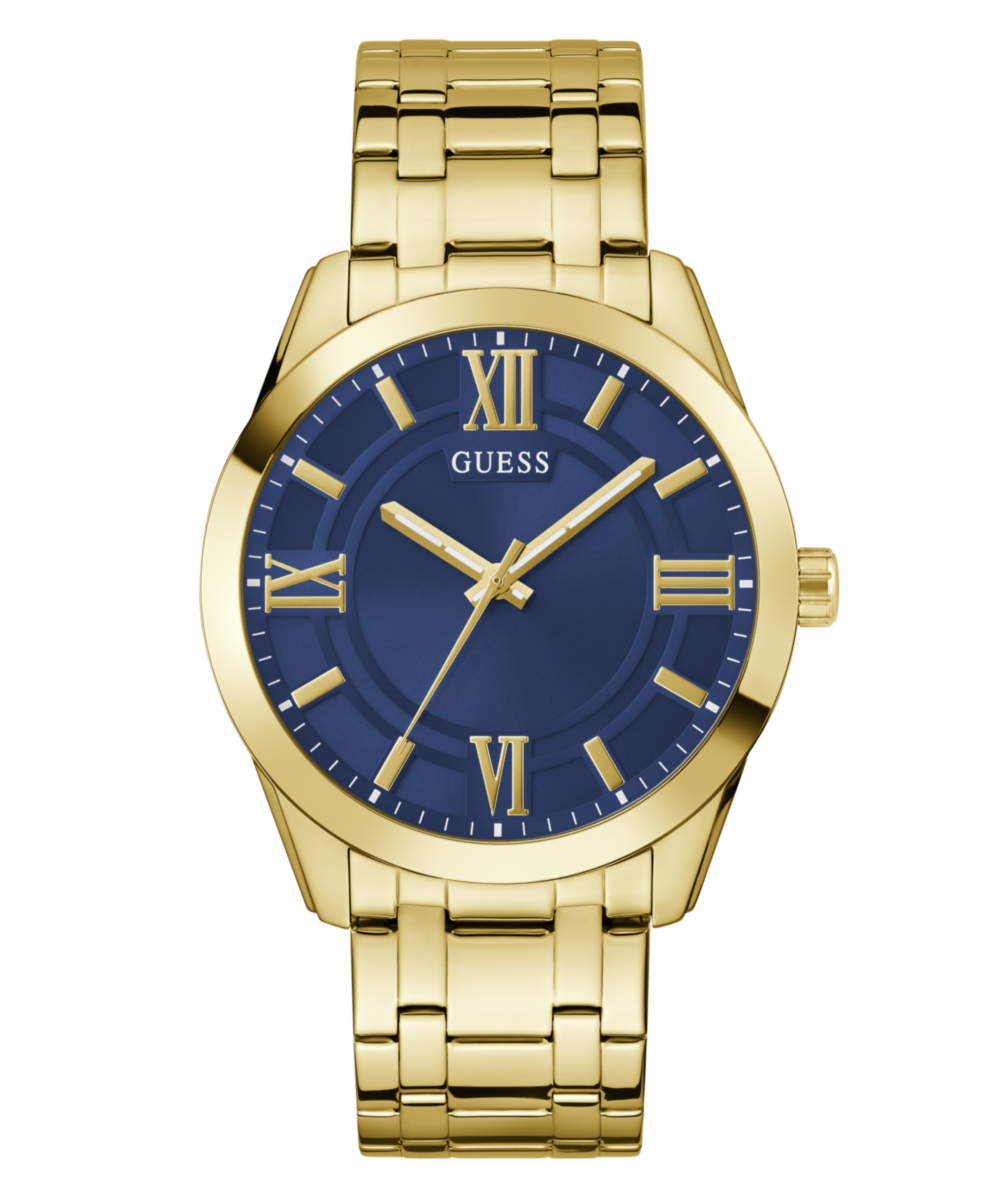 Guess Elliot Blue Round Dial Quartz Analog Men Watch Watch Guess