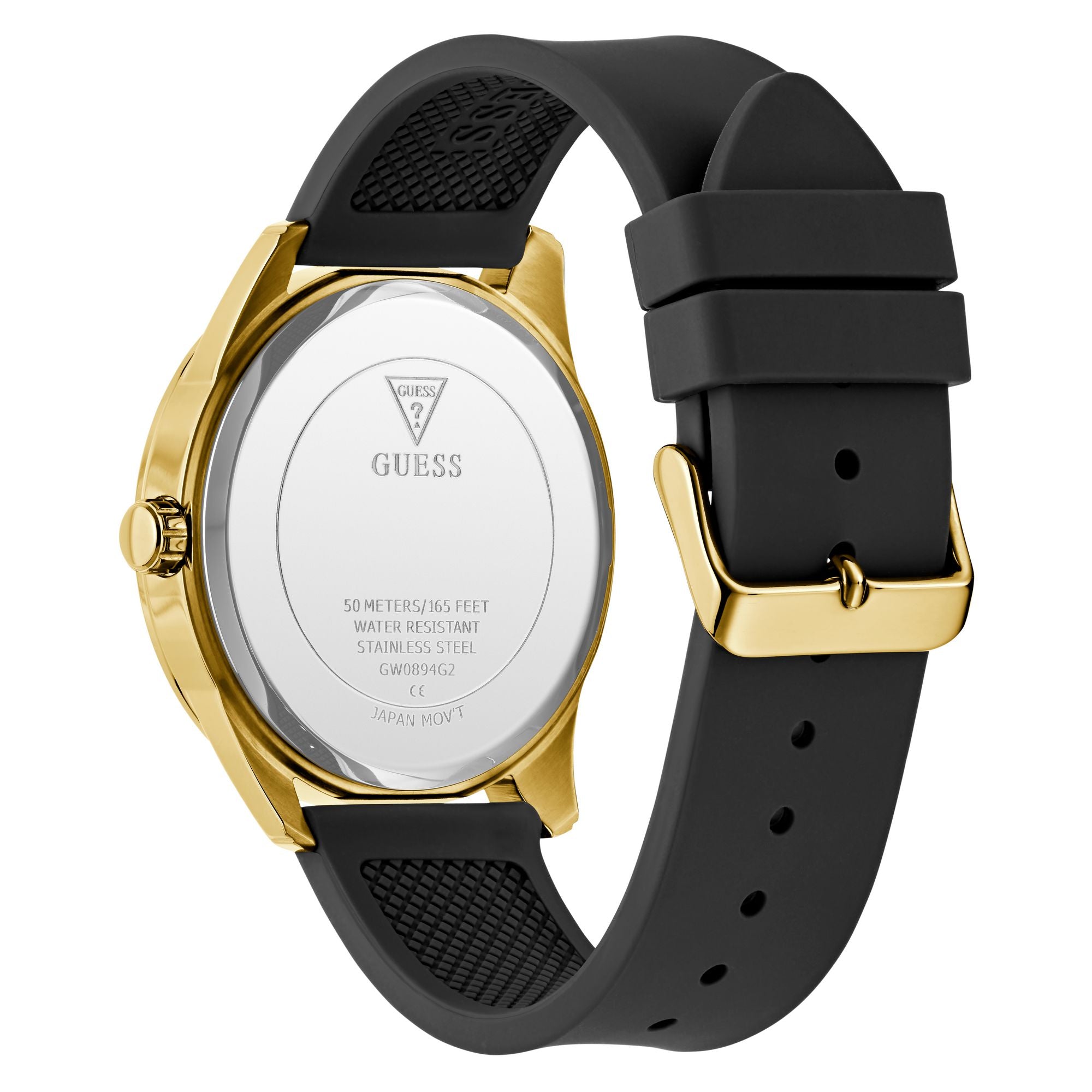 Guess Elliot Black Round Dial Quartz Analog Men Watch GW0894G2