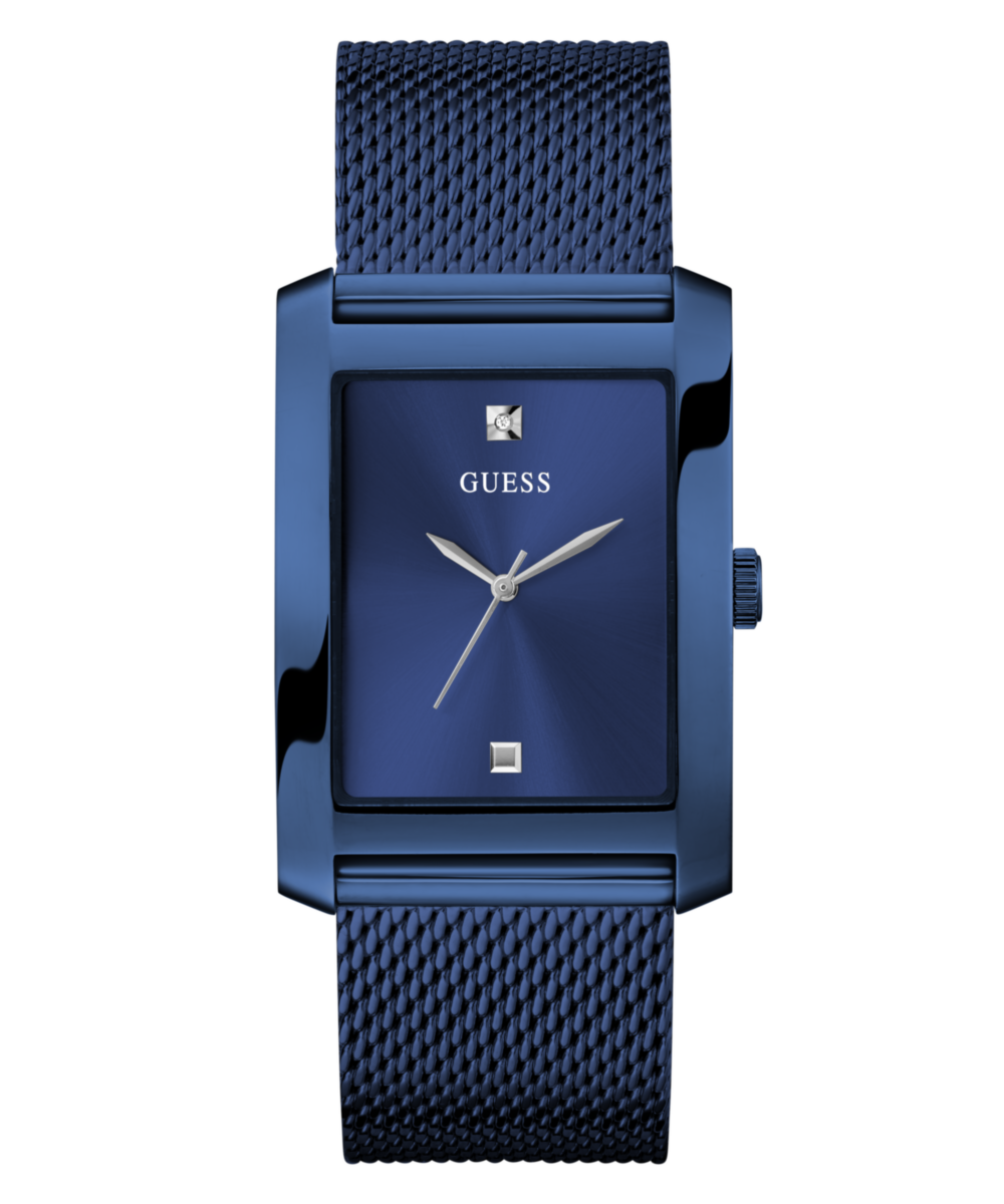 Guess Clyde Blue Rectangle Dial Quartz Analog Men Watch Watch Guess