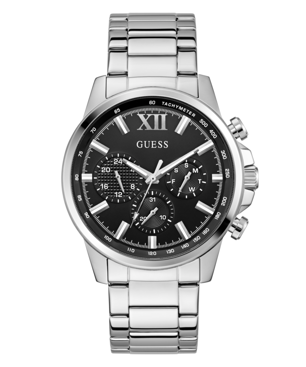Guess Walker Black Round Dial Quartz Analog Men Watch Watch Guess