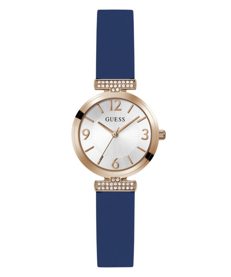 Guess Array White Round Dial Quartz Analog Women Watch Watch Guess