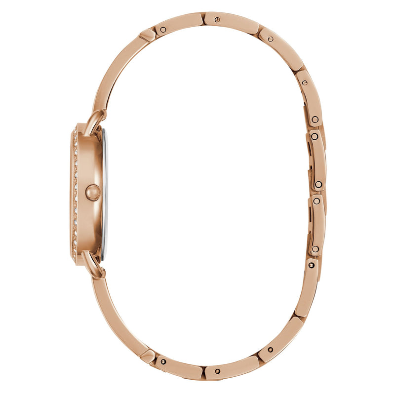 Guess Tri Bellini Rose Gold Round Dial Quartz Analog Women Watch Watch Guess