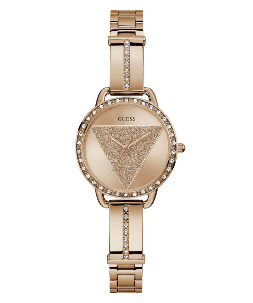 Guess Tri Bellini Rose Gold Round Dial Quartz Analog Women Watch