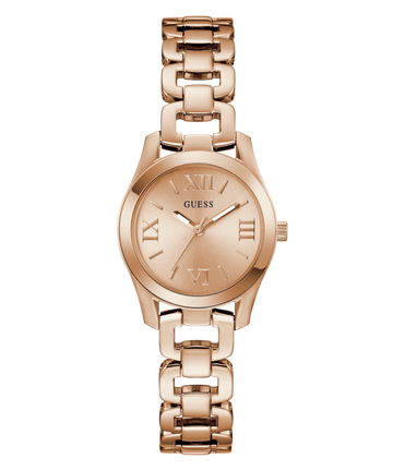 Guess Veda Rose Gold Round Quartz Women Watch Watch Guess