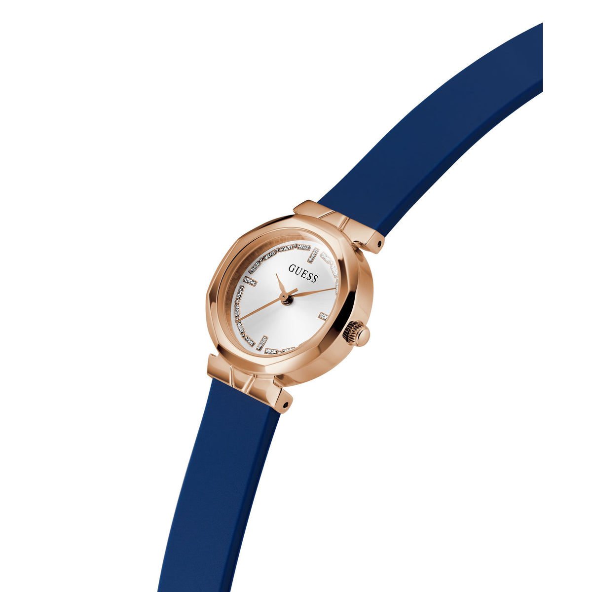 Guess Round 26mm White Dial Analog Women Watch - GW0928L3 Watch Guess
