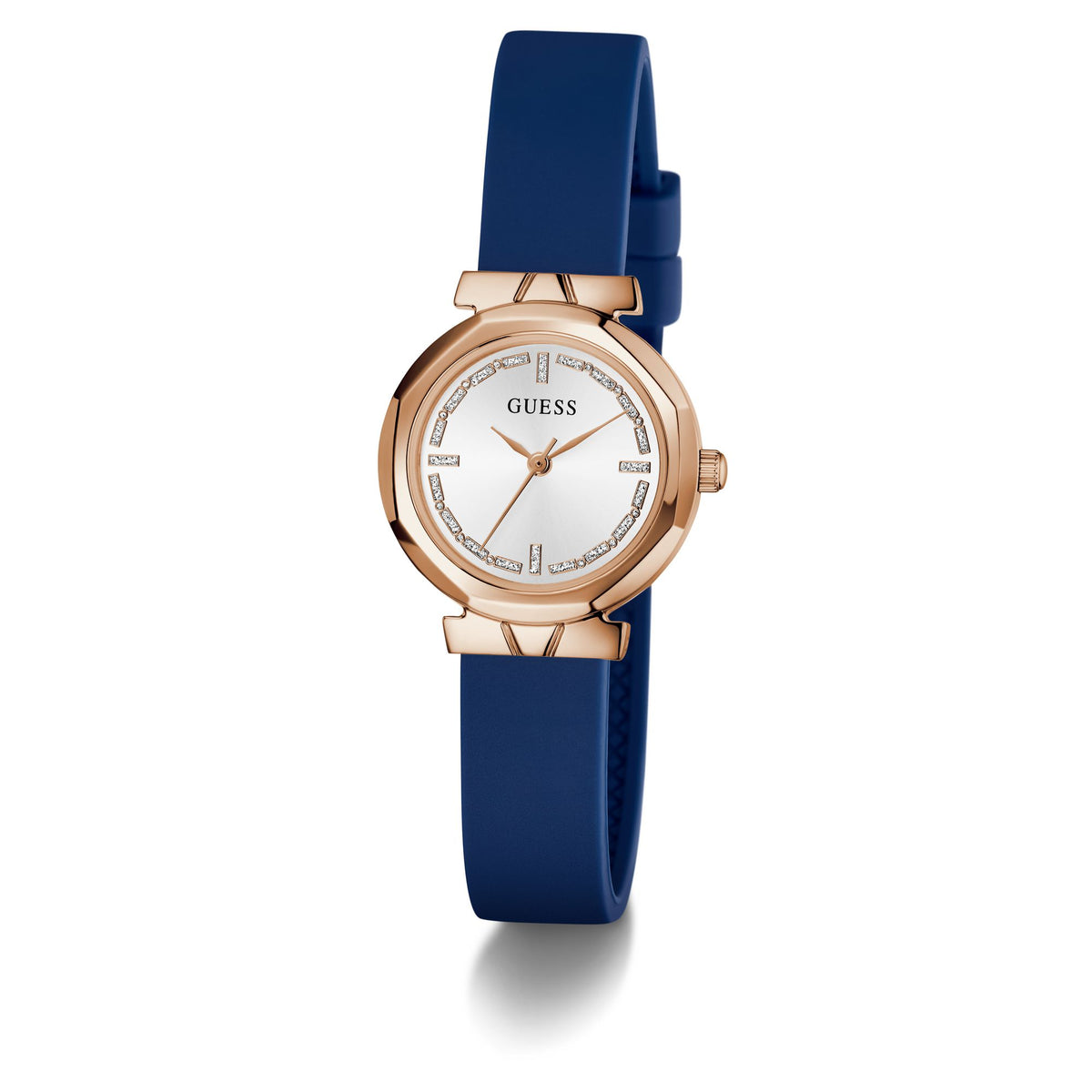 Guess Round 26mm White Dial Analog Women Watch - GW0928L3 Watch Guess