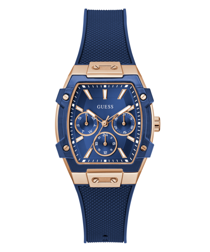 Guess Phoenix Blue Rectangle Quartz Women Watch Watch Guess