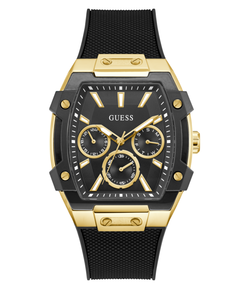 Guess Phoenix Black Rectangle Quartz Men Watch