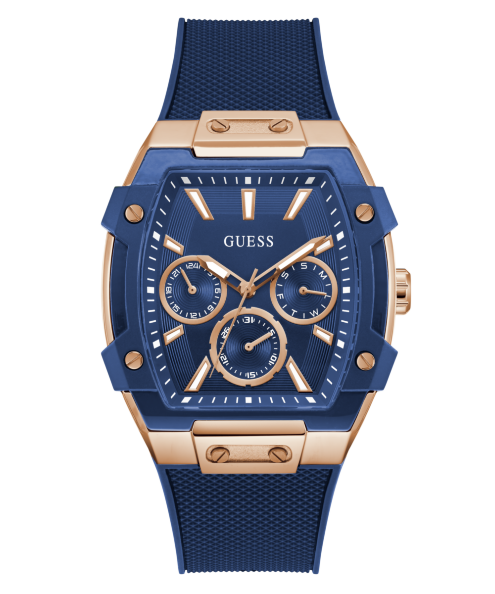 Guess Phoenix Blue Rectangle Quartz Men Watch