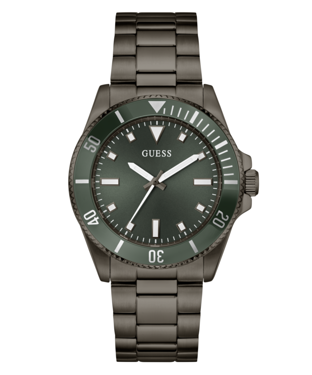 Guess Cliff Green Round Quartz Men Watch