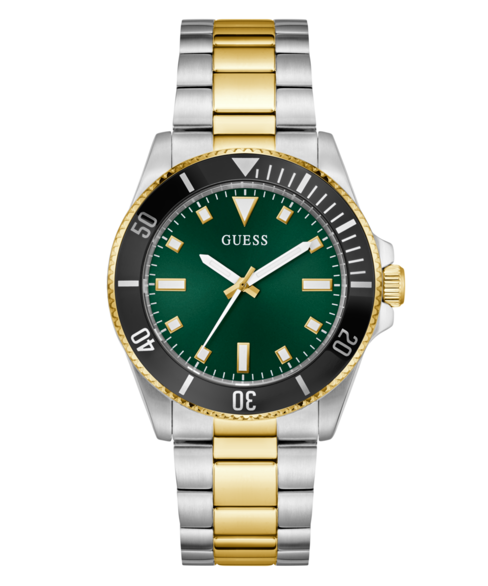 Guess Cliff Green Round Quartz Men Watch