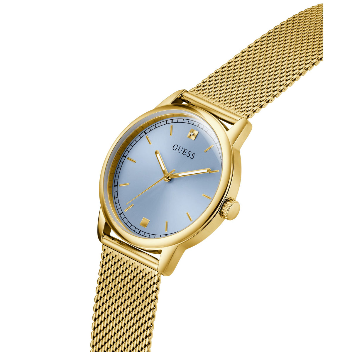 Guess Round 40mm Blue Dial Analog Men Watch - GW0974G3 Watch Guess