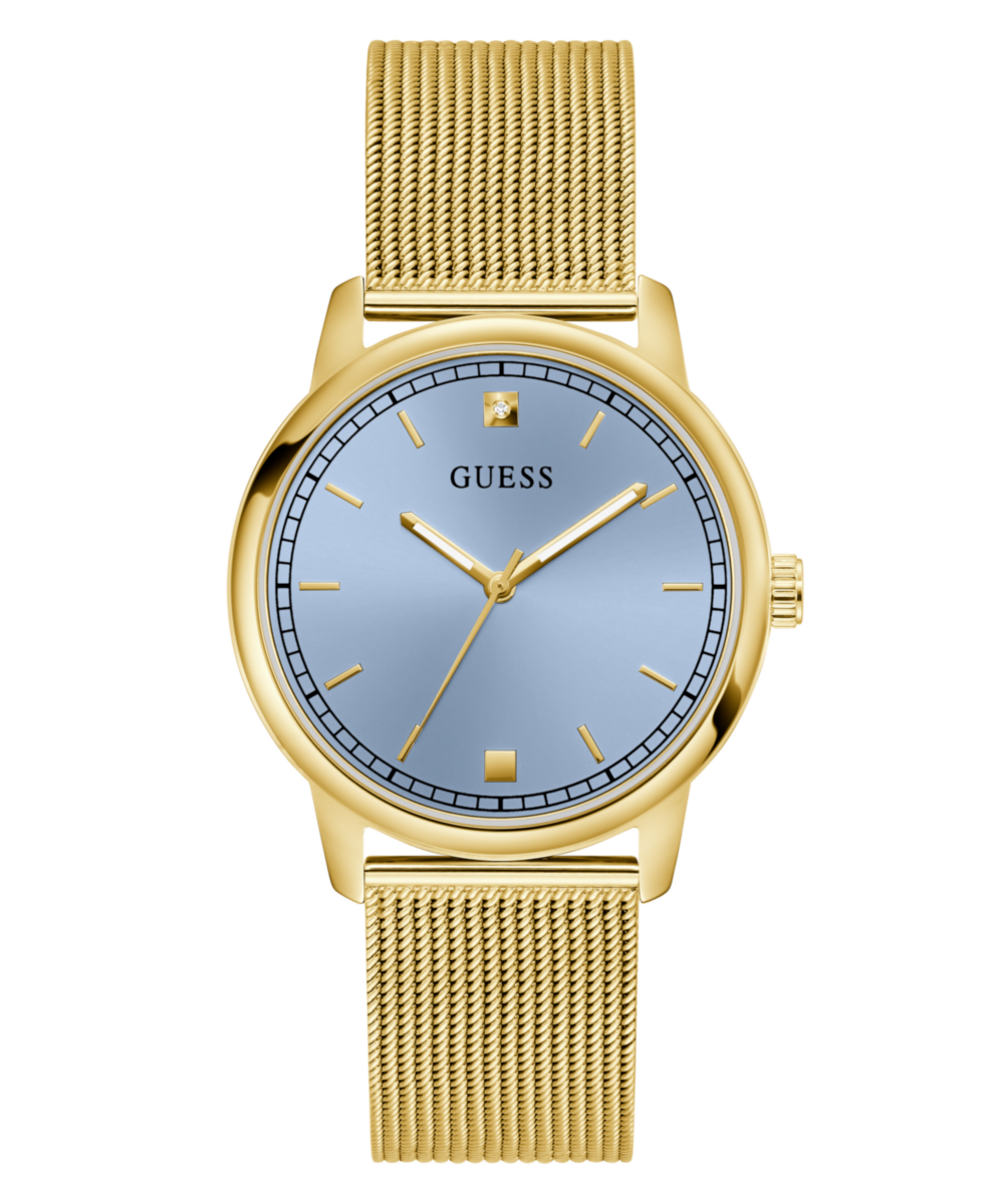 Guess Round 40mm Blue Dial Analog Men Watch - GW0974G3