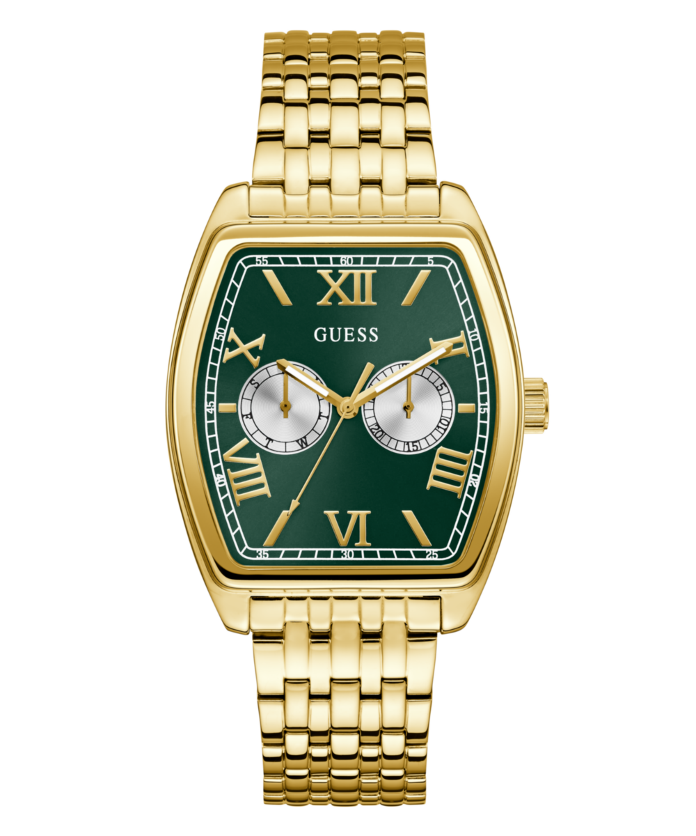 Guess Gabriel Green Rectangle Quartz Men Watch Watch Guess