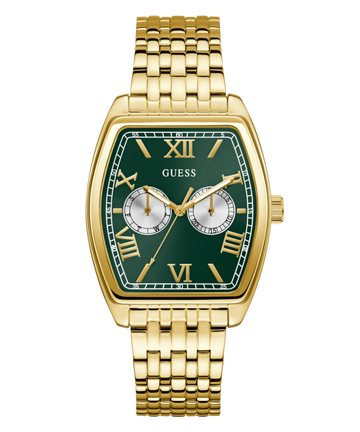 Guess Gabriel Green Rectangle Quartz Men Watch Watch Guess