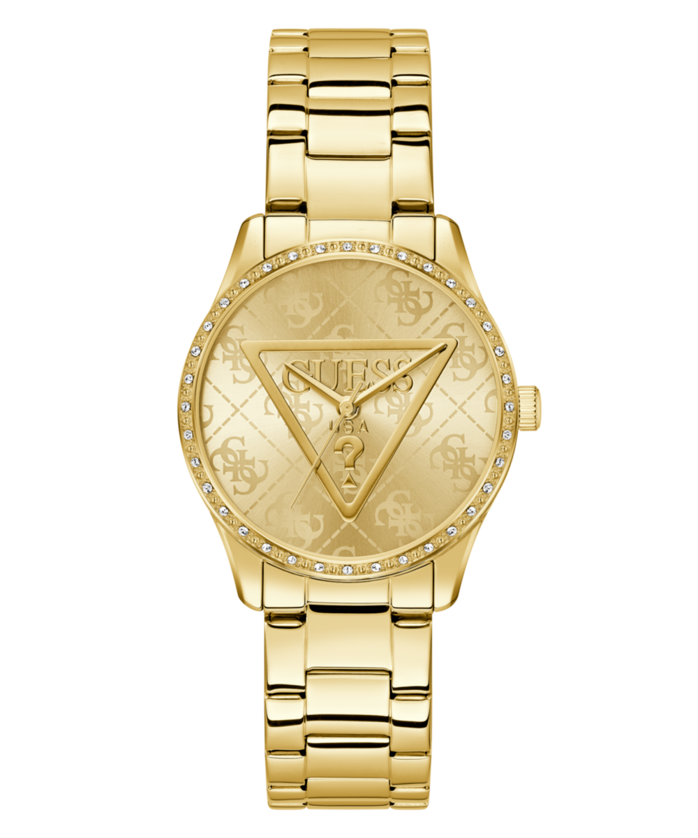 Guess Roxy Champagne Round Quartz Women Watch