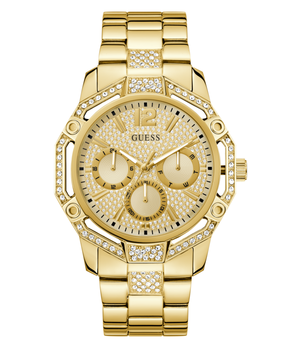 Guess Regal Champagne Round Quartz Men Watch