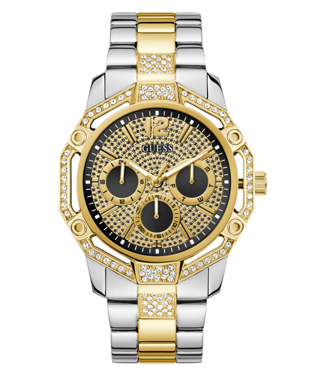 Guess Regal Black Round Quartz Men Watch