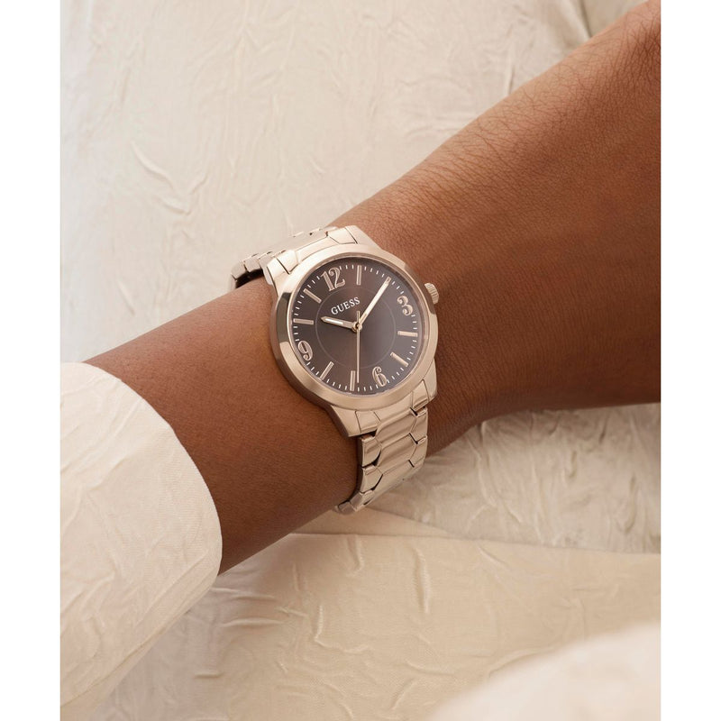 Guess Round 34mm Brown Dial Analog Women Watch - GW1028L4 Watch Guess
