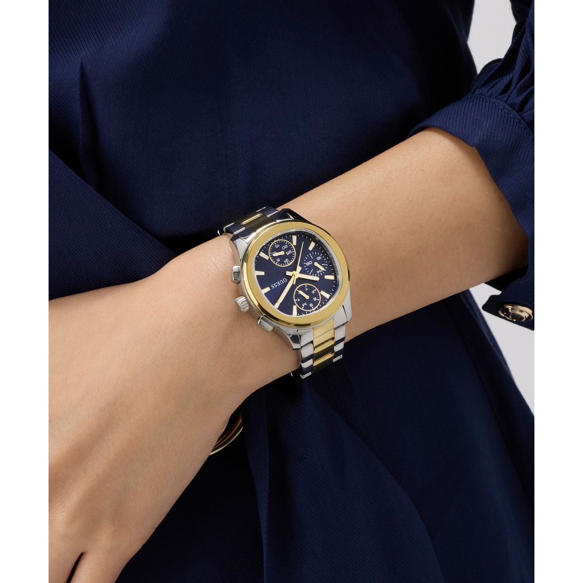 Guess Square 36mm Blue Dial Analog Women Watch - GW1031L3