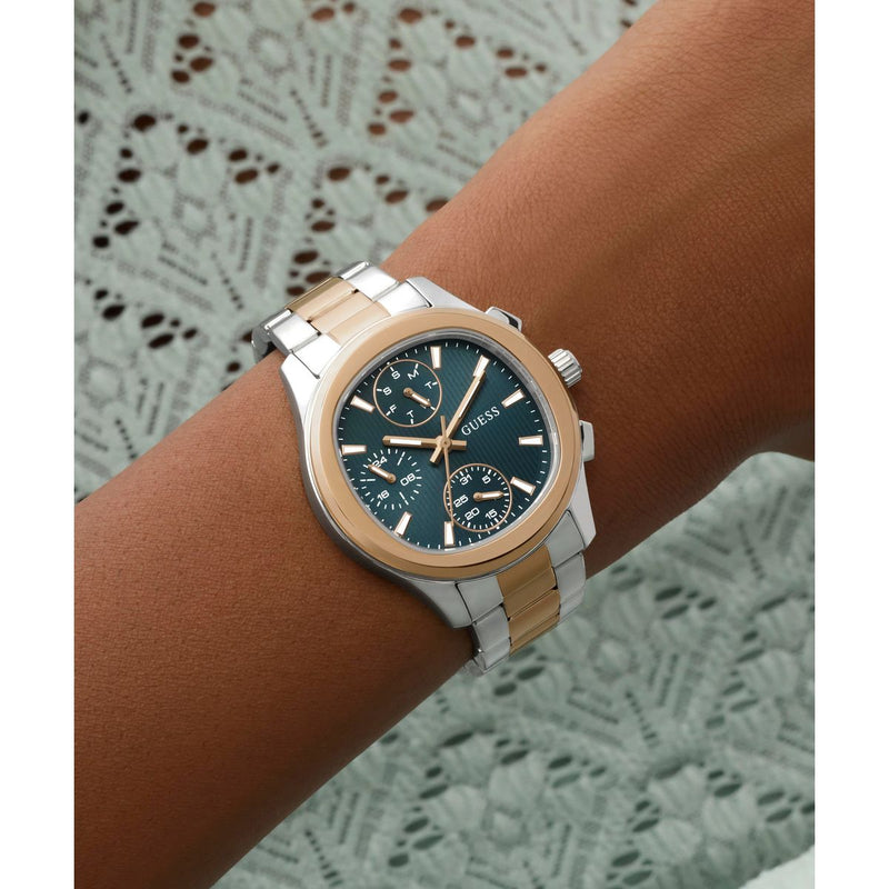 Guess Square 36mm Teal Dial Analog Women Watch - GW1031L5 Watch Guess