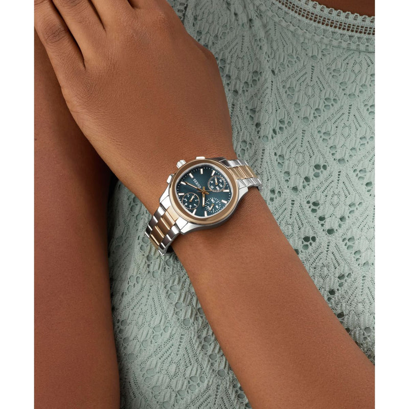 Guess Square 36mm Teal Dial Analog Women Watch - GW1031L5 Watch Guess