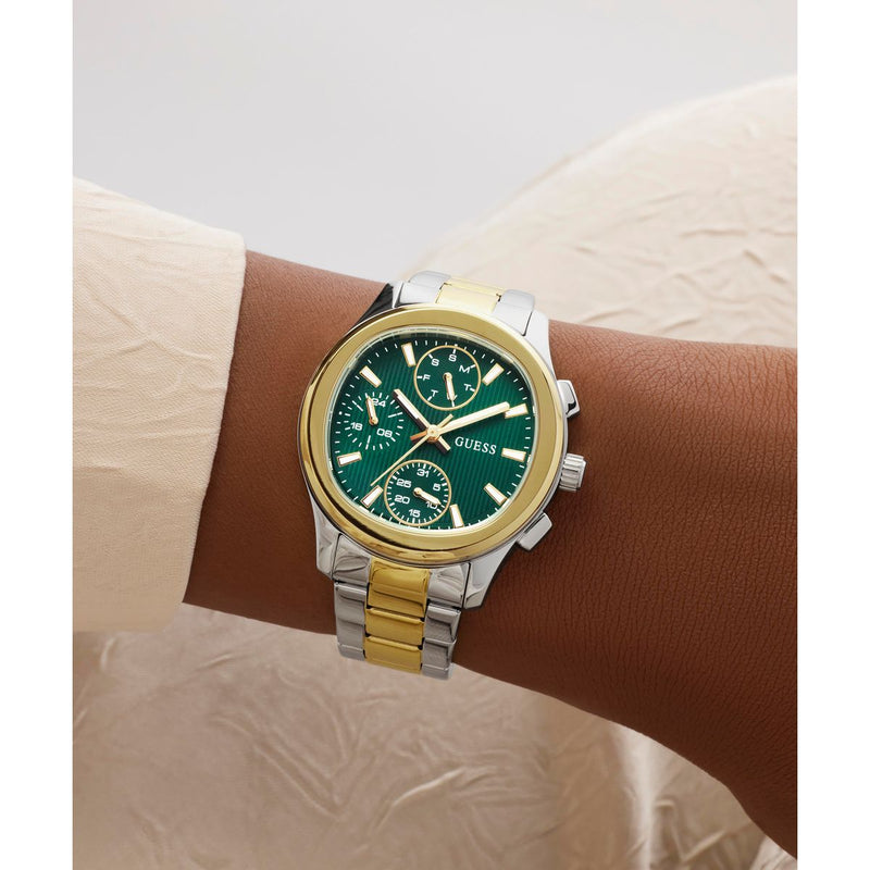 Guess Square 36mm Green Dial Analog Women Watch - GW1031L6 Watch Guess